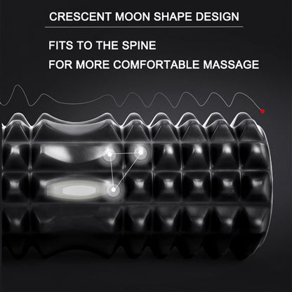 Crescent Solid Foam Axis 45*13Cm Yoga Post Ideal for Fitness, Yoga, Pilates and Muscle Relaxation