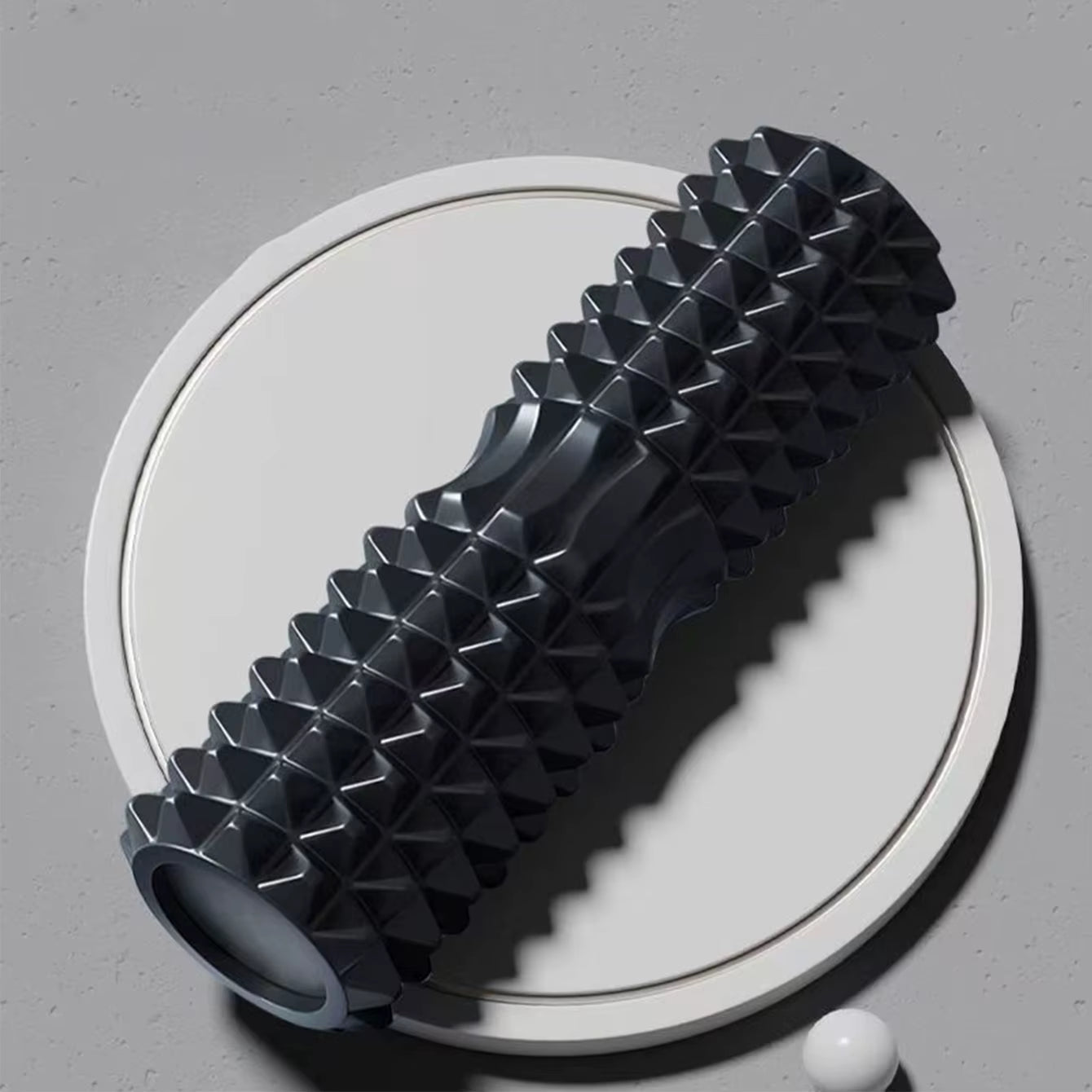 Crescent Solid Foam Axis 45*13Cm Yoga Post Ideal for Fitness, Yoga, Pilates and Muscle Relaxation