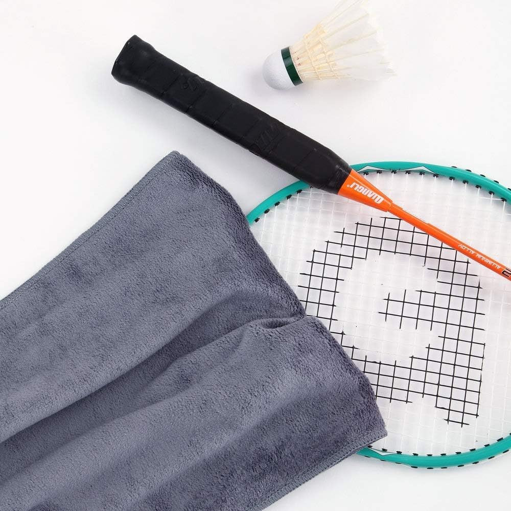 Microfibre Gym Towels Sports Towels 40CMX80CM Fast Drying Absorbent Workout Sweat Fitness Yoga Camping 3Pack Grey