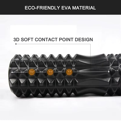 Crescent Solid Foam Axis 45*13Cm Yoga Post Ideal for Fitness, Yoga, Pilates and Muscle Relaxation